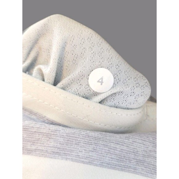 Lululemon Run Under Reversible Leggings Womens 4 Full Length Gray Black Athletic - Picture 8 of 13